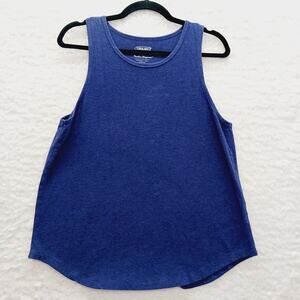 T-Shirt Tank Top Organic Bamboo Purple Heather Minimalist Capsule Wardrobe Sz M